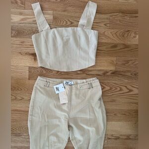 TIGER MIST PINSTRIPE SET